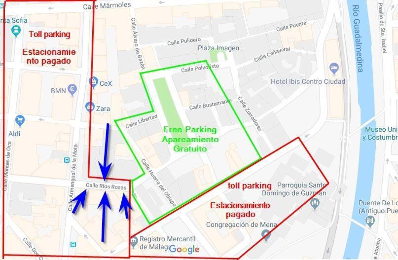 Malaga Centro Habitaciones Privada En Apartamento Compartidos Zewnętrze zdjęcie